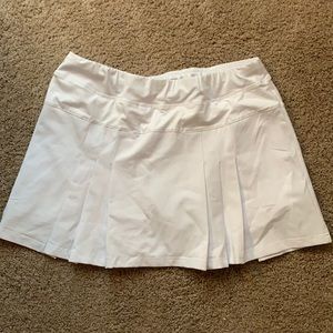White athletic skirt
